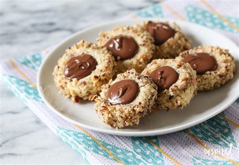 Nutella Button Cookies Resepi